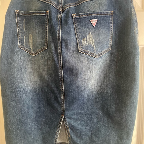 Guess Blue Denim Skirt - Picture 5 of 14
